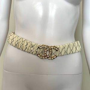 New Chanel Belt - Pearl CC Logo - Size 85